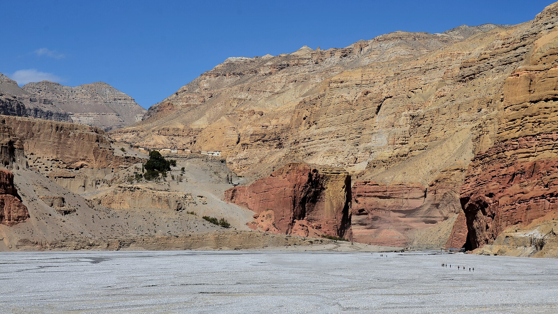Kali Gandaki gorge on the way to Muktinath